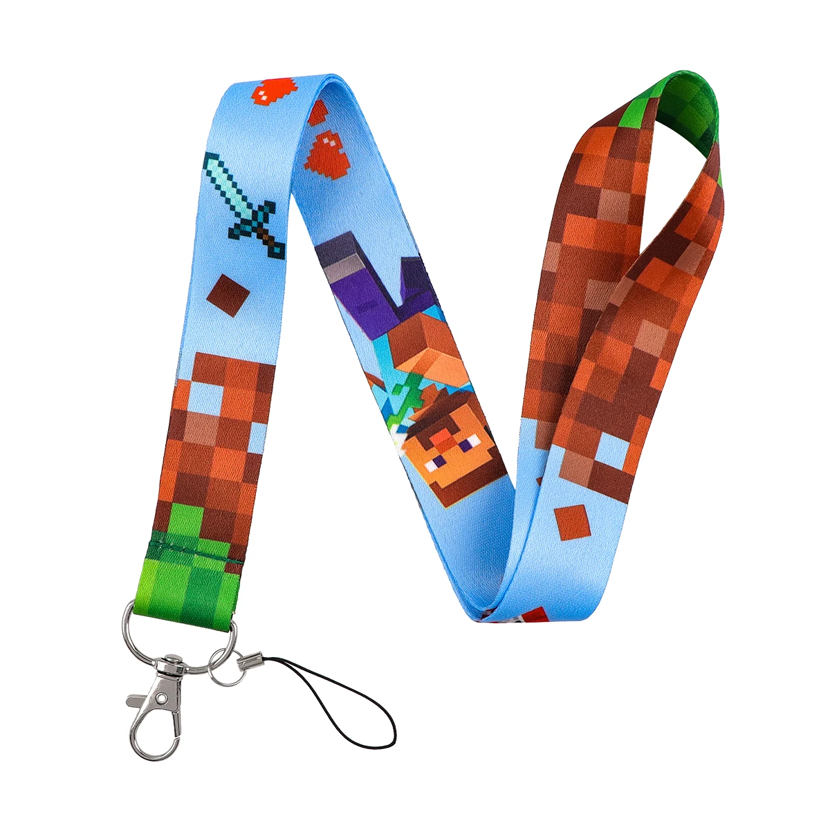 Flower Lanyards Keychain ID Card Pass
