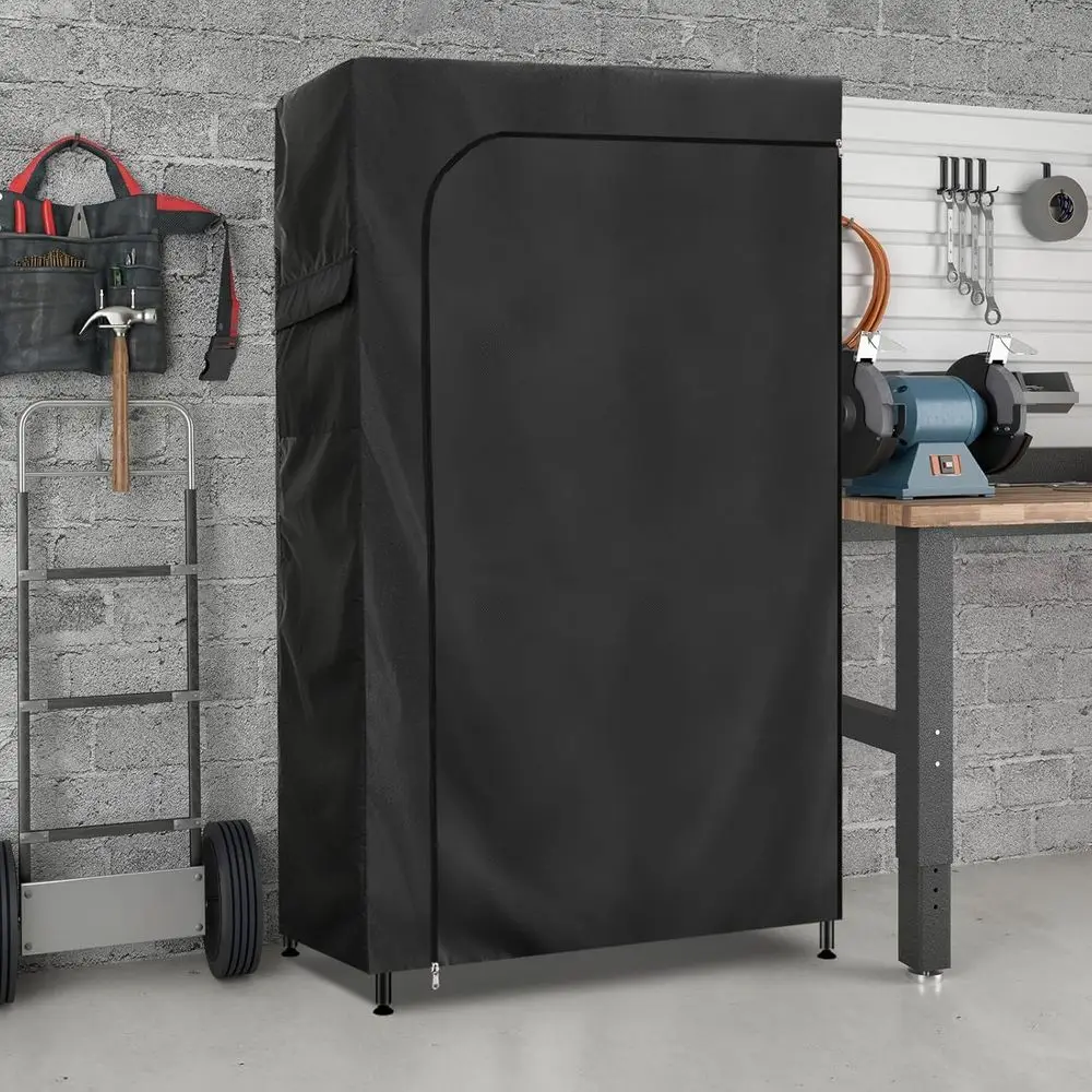 Penutup Rak Kawat Anti Air Hitam 60 x 24 x 72 - Hanya Penutup