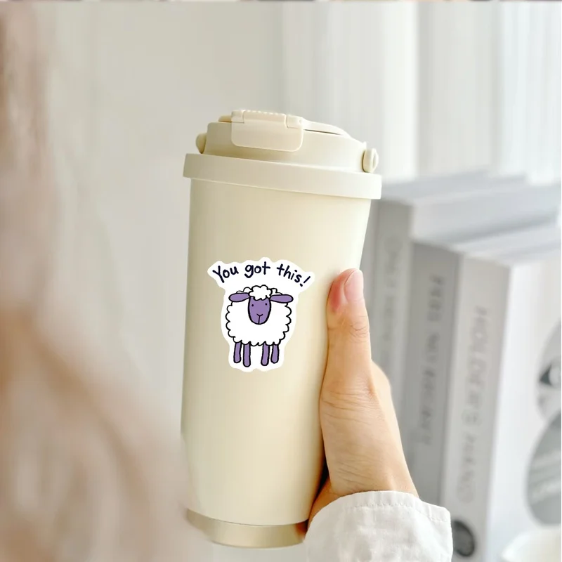 55 Fun English Graffiti Stickers, Matte Effect, Pvc Stickers Suitable for Phone Cases, Laptops, Tablets, Suitcases, Refrigerators, and Diaries, Interesting Sticker Decals, DIY Decoration