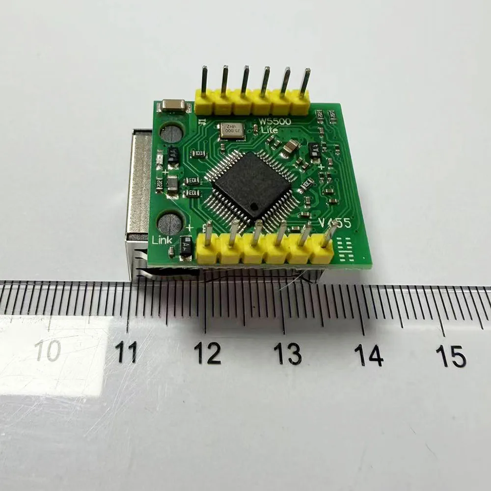 1/2/3PCS W5500 SPI Ethernet Module TCP/IP RJ45 USR-ES1 for STM32/51 MCU Replace W5100 Compatible with WIZ820io High Speed