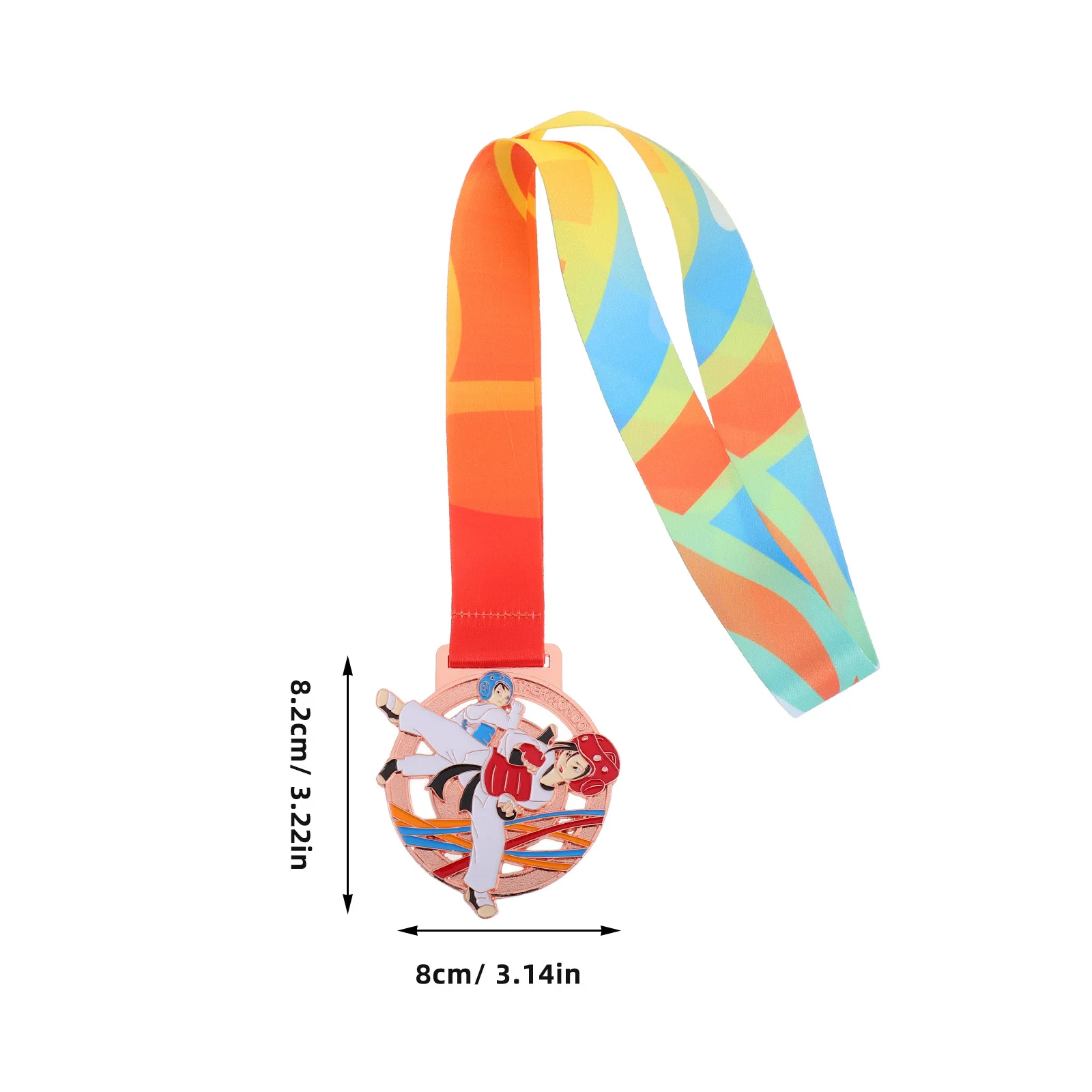 ميداليات التايكوندو الفائزة المعدنية الفضية لجوائز فنون الدفاع عن النفس، ميداليات المنافسة للإنجاز