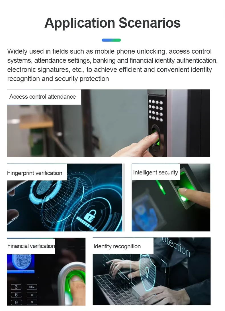 Hilink HLK-ZW3020 Fingerprint Recognition Module Round Shape RGB LED Indicator Capacitive Sensor for Smart Lock Safe