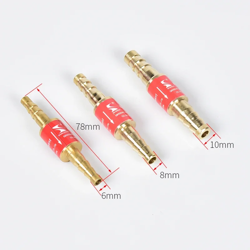 1pcs Pipe Flashback Arrestors of Acetylene Liquefied Gas Propane & Oxygen Fuel Check Valve Safety