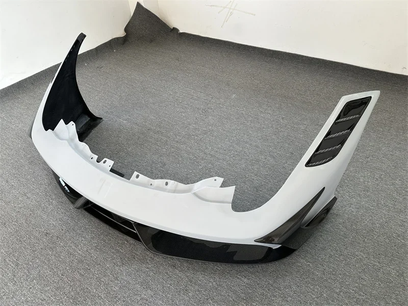 458 Italian Partial Carbon Fiber SP Style Front Bumper Body Kit