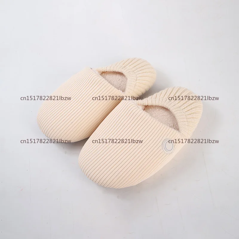 Unisex Electric Heating Shoes with 3 Heating Levels Foot Warmer Shoes Electric Thermal Slippers for Cold Winter