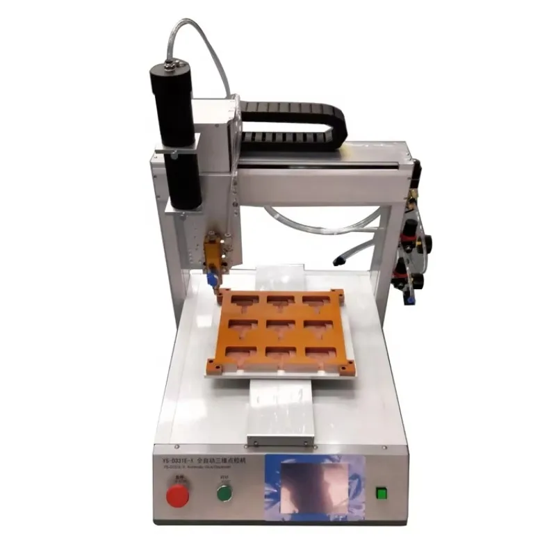 6 Heads Dispensing System Equipment Automatic Glue Applicator Desktop Silicone Dispenser Robots For Integrated Circuits