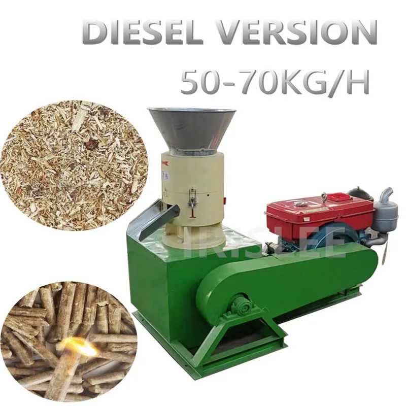 High Quality Biomass Wood Pelletizer Fuel Pellet Pressing Extruding Machine Machine Hot Selling In Canada Chile