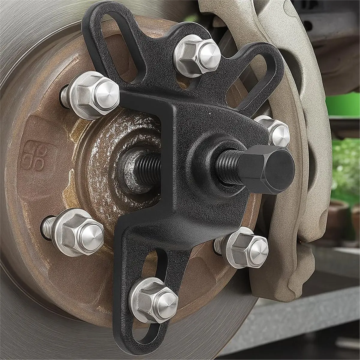 a10r-車用フロントハブインストーラープーラーツール、炭素鋼製、3-3-4インチから4-1-2インチ対応、自動車フロントホイール取り外しアクセサリー