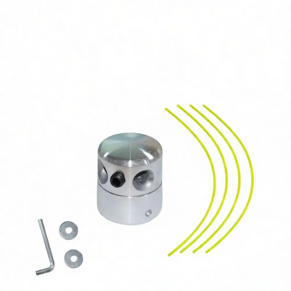 High Performance Aluminum Cutter Head For MH Mower Parts Sturdy Metal Trimmer Head For Grass Cutting Lawn Equipment