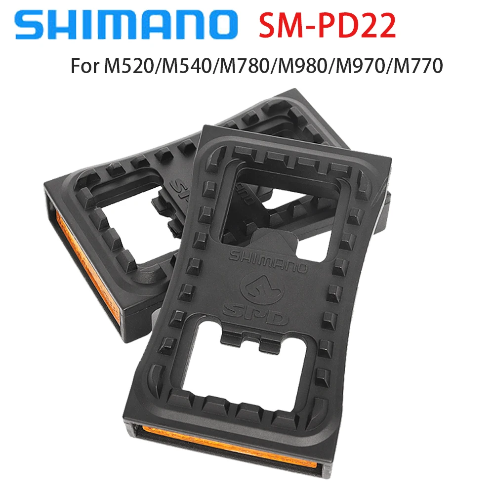 SHIMANO SM-PD22 SPD Pedal Conversion Plate For MTB Bike PD-M520 M540 M780 M980 M970 Plate Bicycle Cycling Equipment