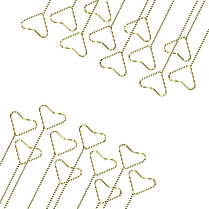 ABPQ-120 قطعة من أعواد حامل البطاقات الزهرية - أعواد حامل بطاقات الزهور للباقات، قطع مركزية الزفاف، أعواد حامل الصور