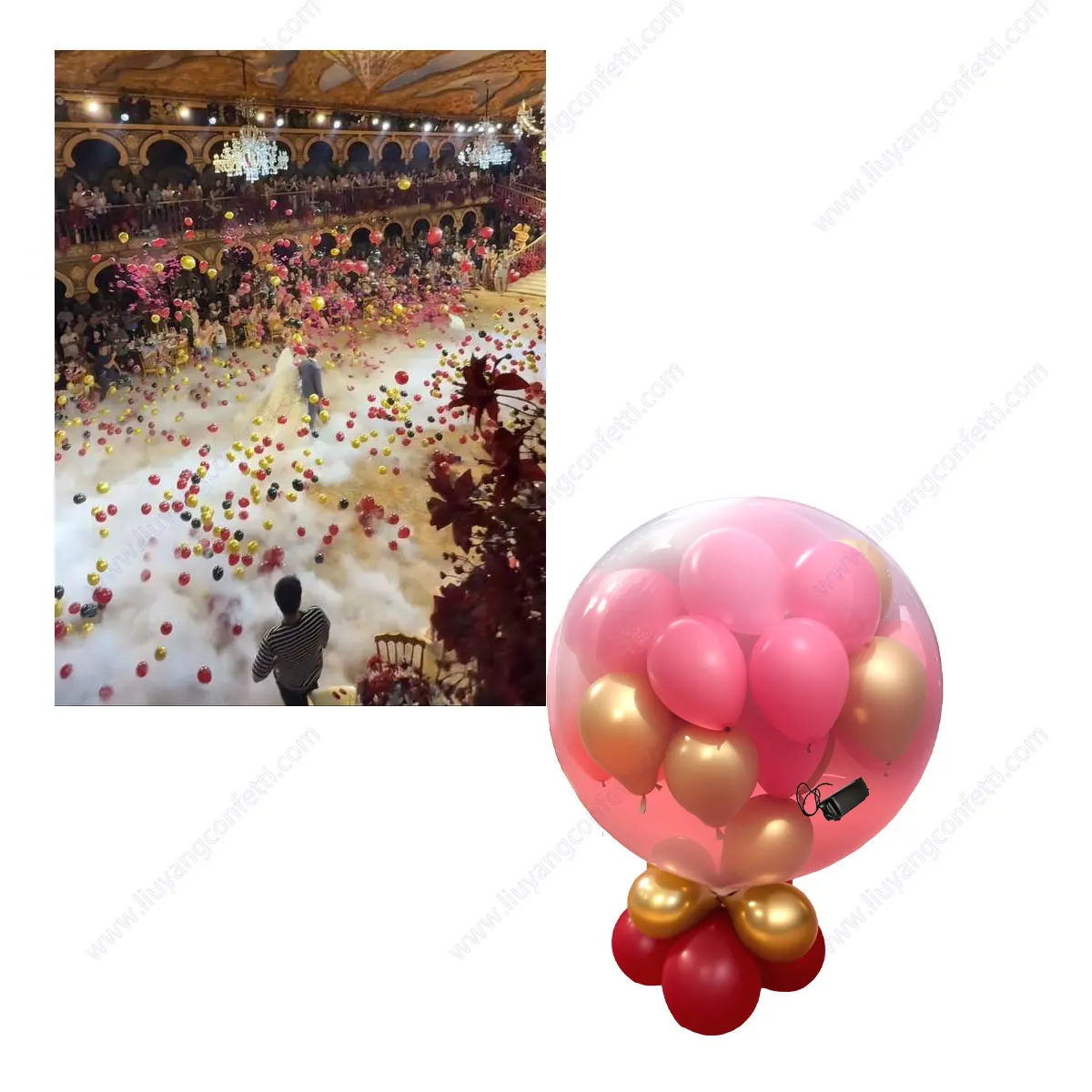 Remote Control Balloon Blast Machine Ci9 Stuffing Machine Bride Wedding Decoration Halloween Marriage First Dance Party Ceremony - Image 4