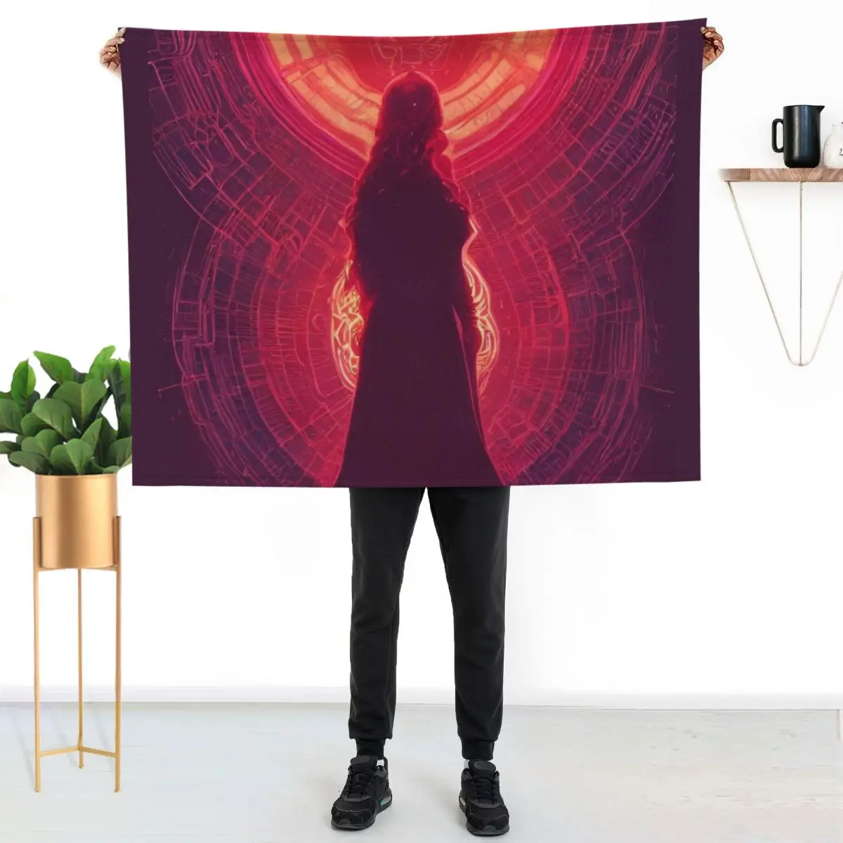 Scarlet Manipulator Throw Blanket Summer Hairy Bed linens wednesday manga Luxury Blankets