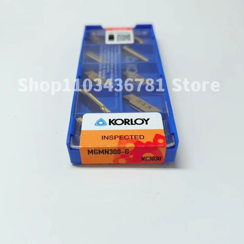 

KORLOY MGMN150-G NC3030 /MGMN200-G NC3030 /MGMN250-G NC3030 /MGMN300-G NC3030 /MGMN400-G NC3030 CNC blade carbide inserts 10Pcs