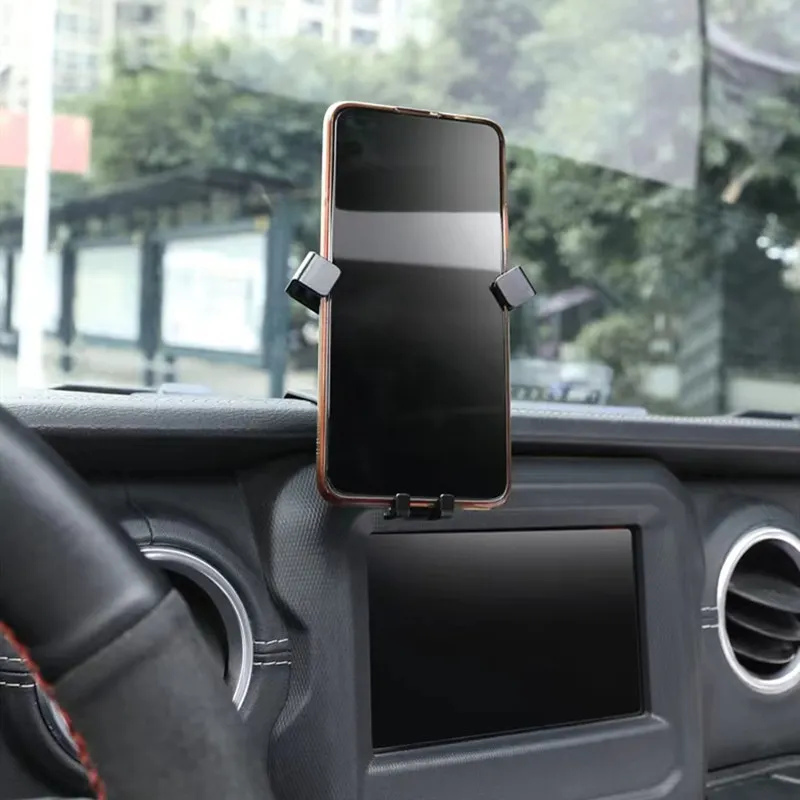 Phone Holder for Jeep Wrangler JL 2023 2022 2021 2020 2019 2018 Air Vent Mount Mobile Phone Bracket Stand Support Accessories