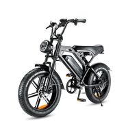 New 20 Inch Fat Tire 48v Electric Hybrid Road Bike Fatbike With 750W Motor Long Range Battery E Bicycle