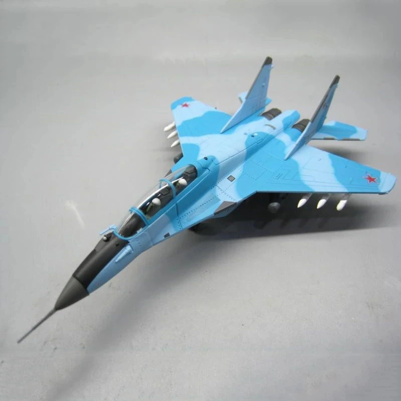 1/100 Scale Russia Fulcrum MIG-35 Aircraft Airplane Fighter Models Children Toys For Display Show Collections