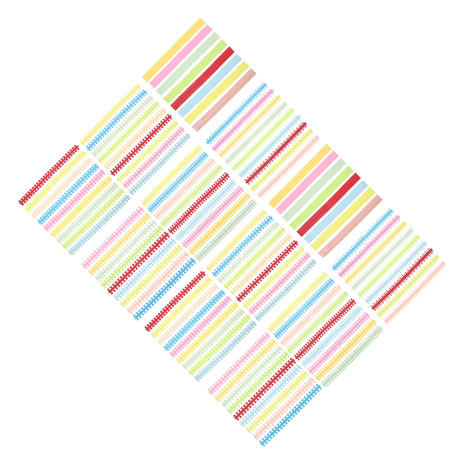108Pcs DIY Paper Quilling Strips Colorful Petal Craft Material for Handcrafted Floral Art Projects Home Decor and Creative