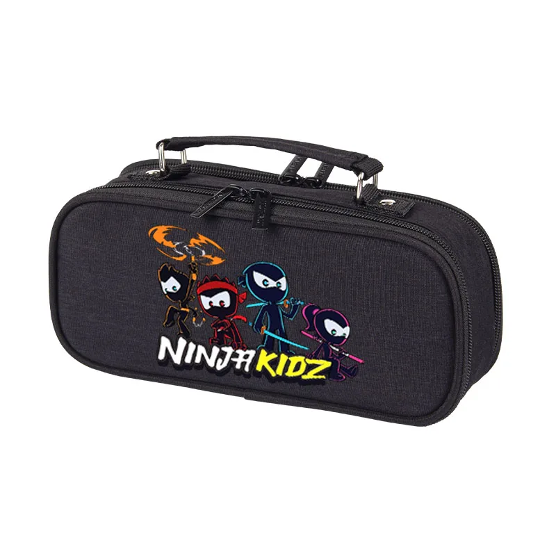 Ninja Kidz Kids Pencil Case Cartoon Multi Layer Multifunctional Pen Bag Large Capacity Pencil Case Pen Children Gift