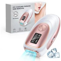 Laser Hair Removal Ice Cooling - 999900 Flashes At-Home Permanent Painless Whole Body IPL Hair Removal Device for Women Men