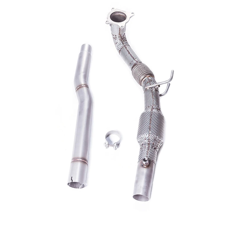 [Custom product] Suitable for Volkswagen Golf 6R R20 MK6 high-performance 200 molybdenum catalytic downpipe