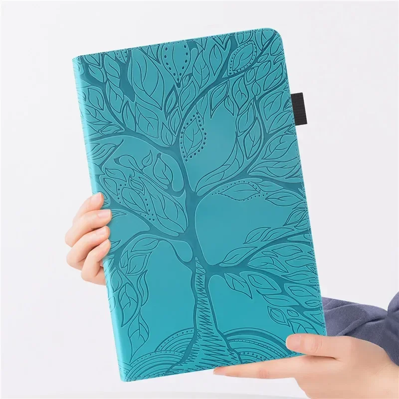 For Honor Pad X 9 X9 X8 Pro 11.5 Inch Case 3D Tree Embossed Flip Stand Soft TPU Cover for Honor Pad X9 11 5 inch Tablet Case Pen