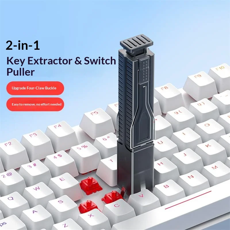 2-in-1 Switch Puller and Keycap Remover, Hot-Swappable Switch Remover, Keycap Puller, Switch Replacement Tool, Keyboard Switch Cleaning Kit, Disassembly Tool