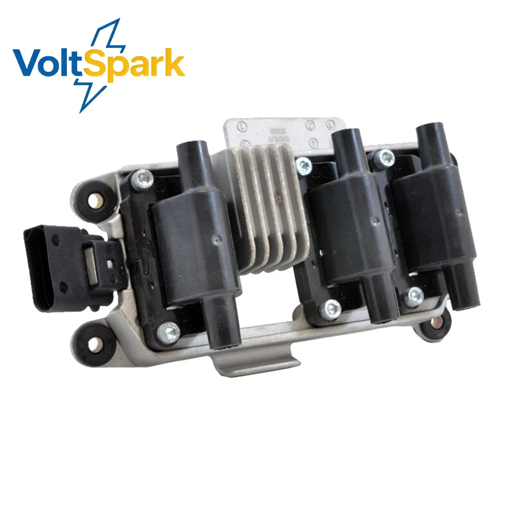 

078-905-104 Ignition Coil for Audi VW Passat 2.8L 30V V6 - Direct Replacement, Copper Winding, OE Quality, 5-Pin