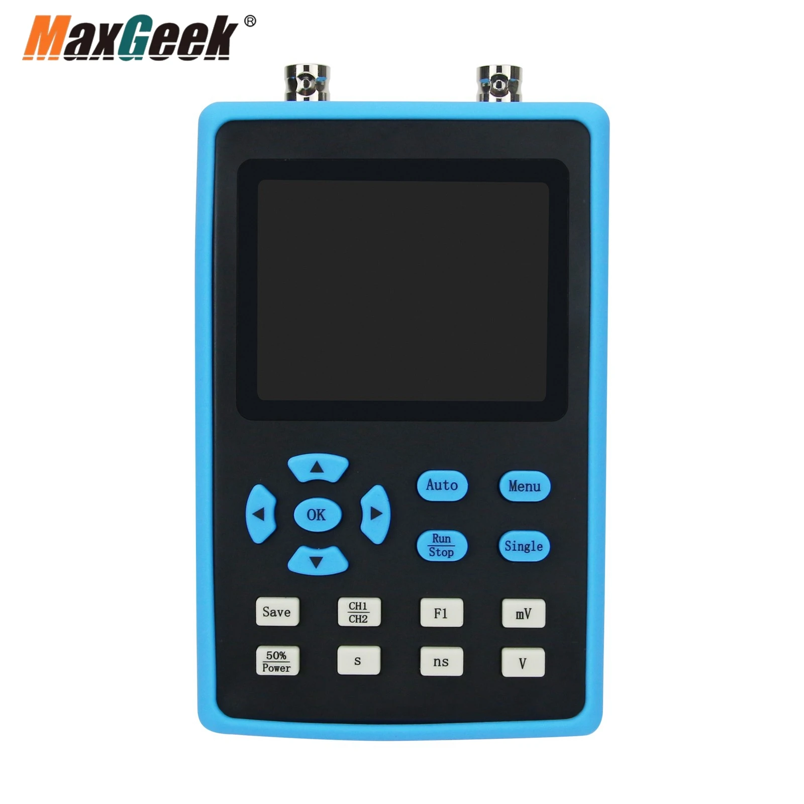 Maxgeek DSO2512G Digital Oscilloscope Mini 2 Channel Oscilloscope 120M Bandwidth 500M Sampling For Repairs