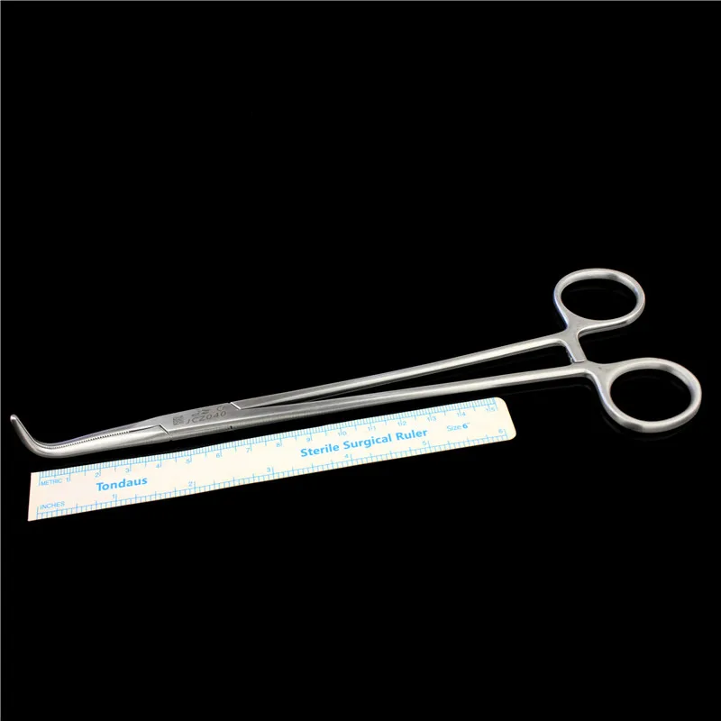 JZ admiralty vascular clamp pliers free medical vessels based right-angle cardiothoracic surgery hemostatic forceps 24 cm