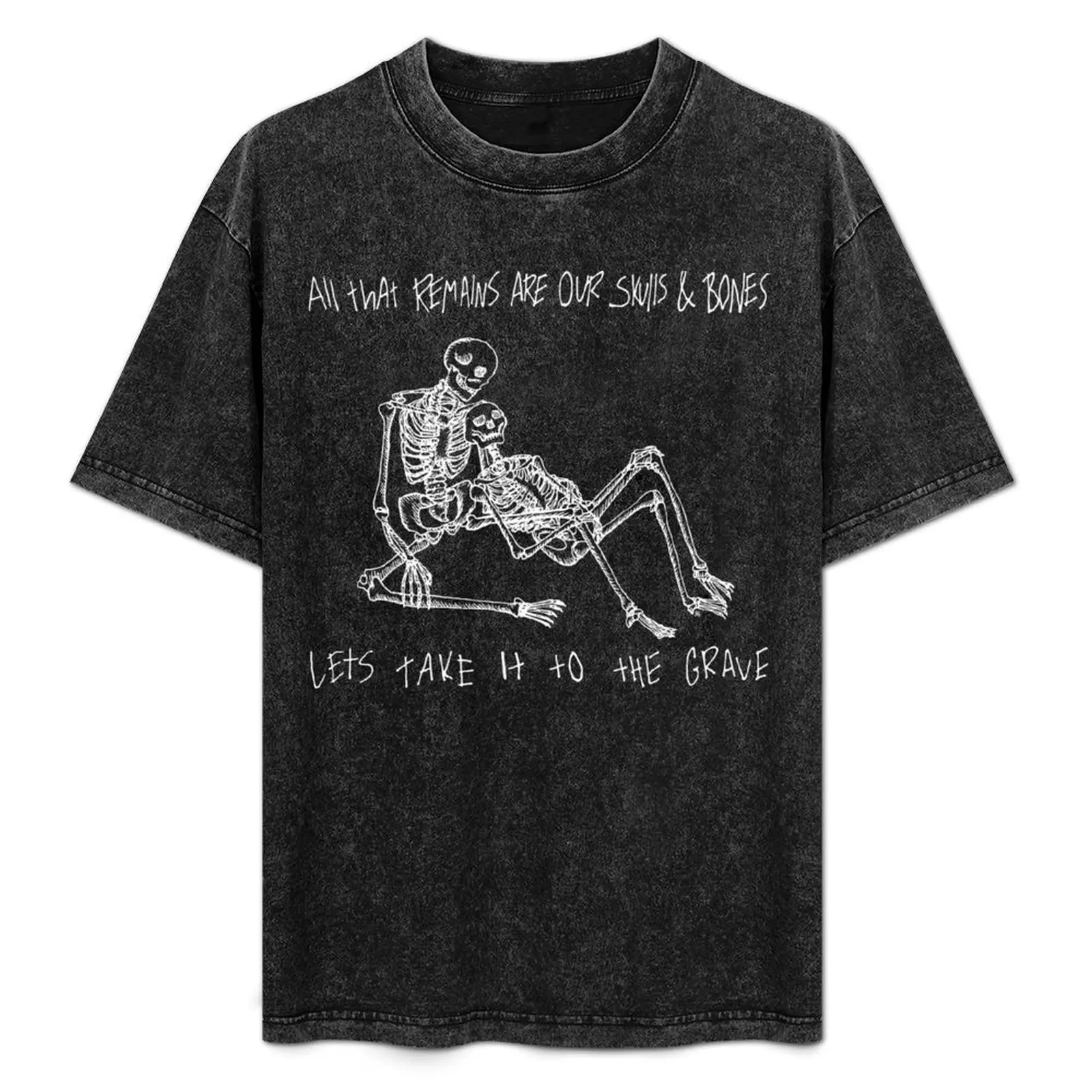 

Skulls T-Shirt Heavy Duty Casual Work Tee