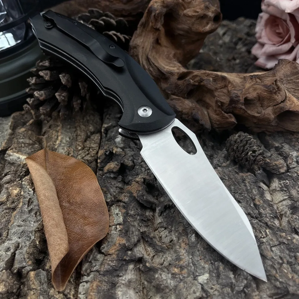 

Легкий и прочный складной нож 818 для активного отдыха, портативный, с лезвием из стали D2 и рукоятью из алюминия T6, инструмент для EDC и охоты