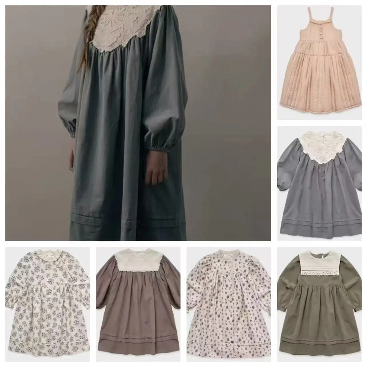 Some in Stock 2026 Autumn Winter Lou Baby Girls Skirts Print Girls Dresses Sets  Flower Girl Party Dress Baby Girl Clothes