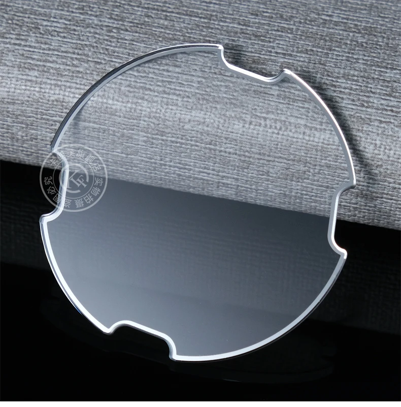 For Diesel DZ7264 DZ7311 DZ7348 7420 7395 7258 Square Black Edge Layer Watch lenses Mirror Replacement Part 52.4mm Mineral Glass