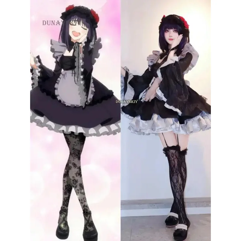 Marin Kitagawa cosplay wig costume for women sexy maid Lolita costume full set uniform party dress xs-xxxl