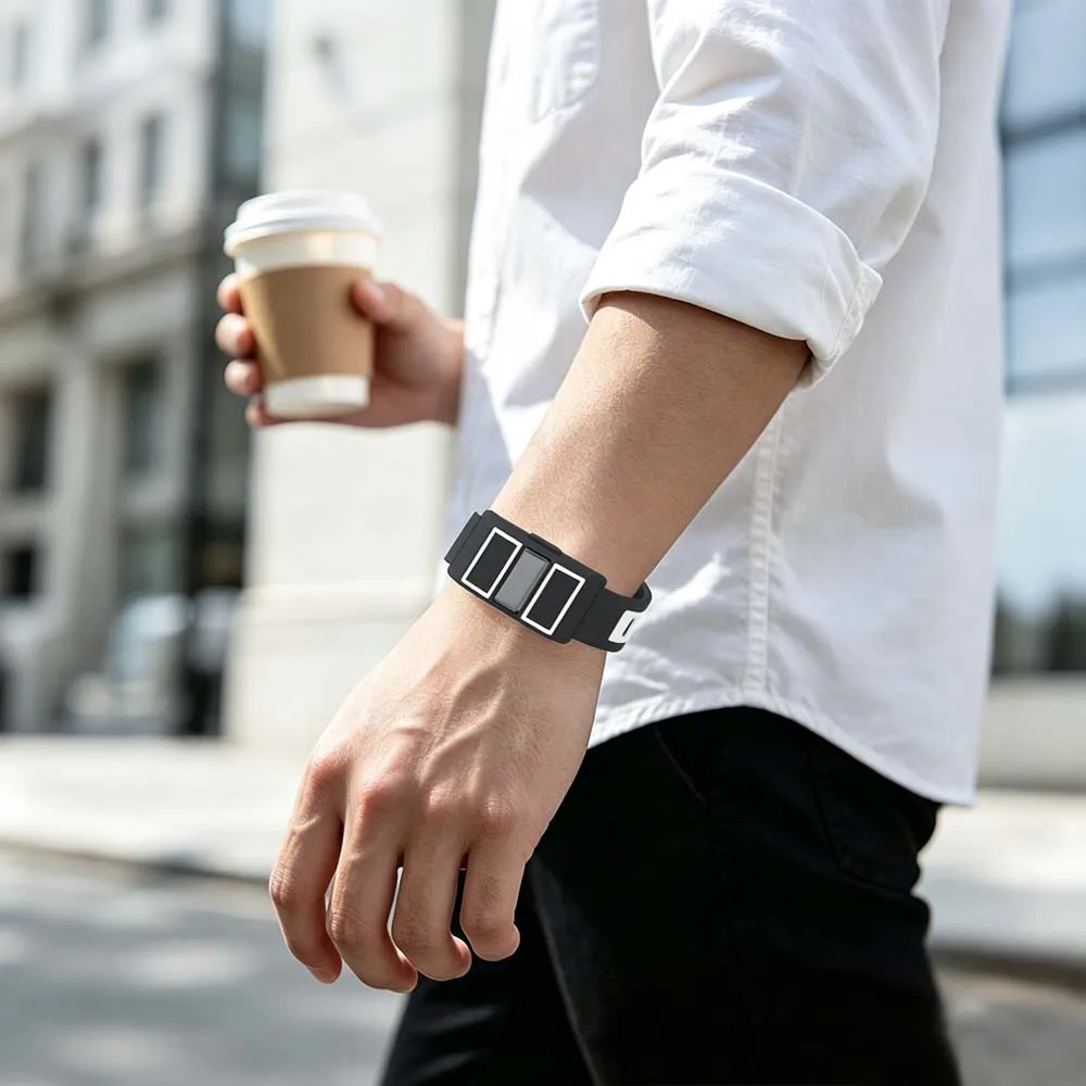 Suitable for Hume Band smart wristband, silicone strap, all inclusive, simple solid color, anti fall and anti scratch