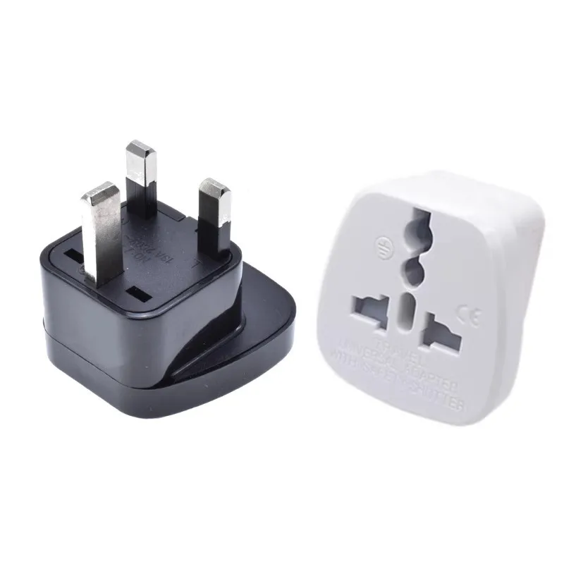 1pcs Universal CN AU EU US to UK Travel Plug Adapter Saudi Arabia England Singapore Electrical AC Power Convert Plug Type G 13A