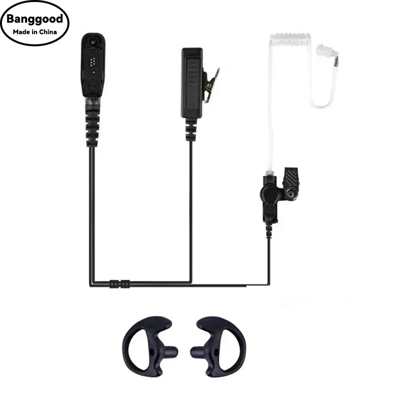 

Air Tube PTT Mic Earphone Headset for Motorola MTP6550 MTP850S XIR P8268 P8200 APX4000 APX2000 APX6000 DP4800 DP3400 Radio