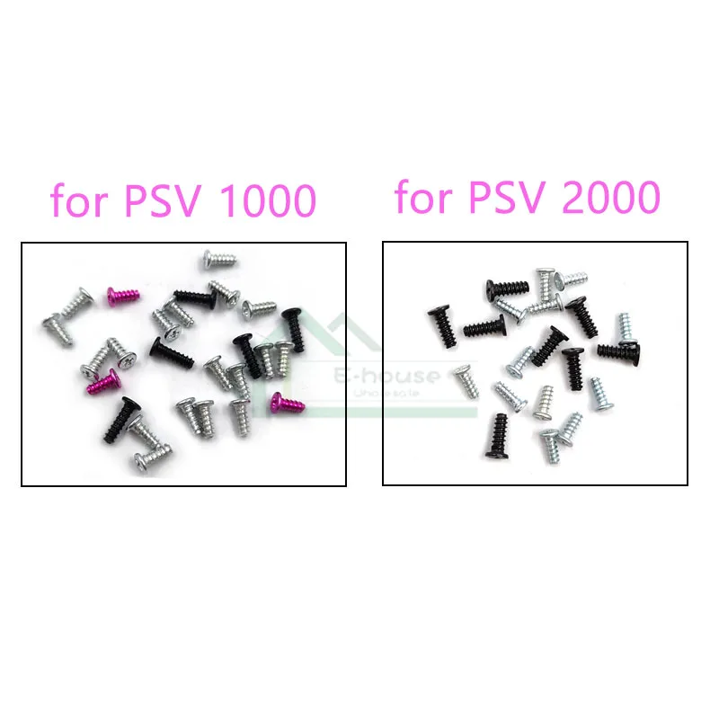 E-house Customs Screw Set replacement for PS Vita 1000 for PSV 1000 PSV2000 Game Console