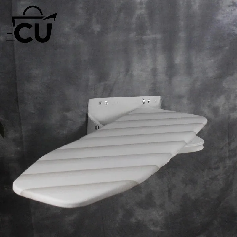 Wall-Mounted 180 Degree Rotatable Double Flap Folding Ironing Board Hidden Household Ironing Board
