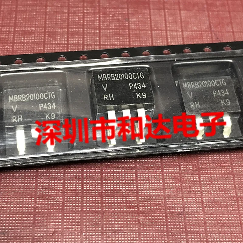 5 pezzi MBRB20100CTG 100 V 20 A