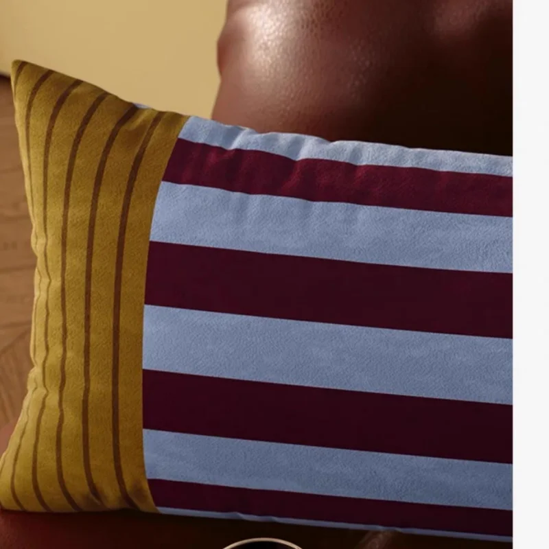 Long Pillows Retro Stripe Cushion 30x70 Rectangle Bedding Decorative Pillow For Sofa Modern Fashion Home Decorations
