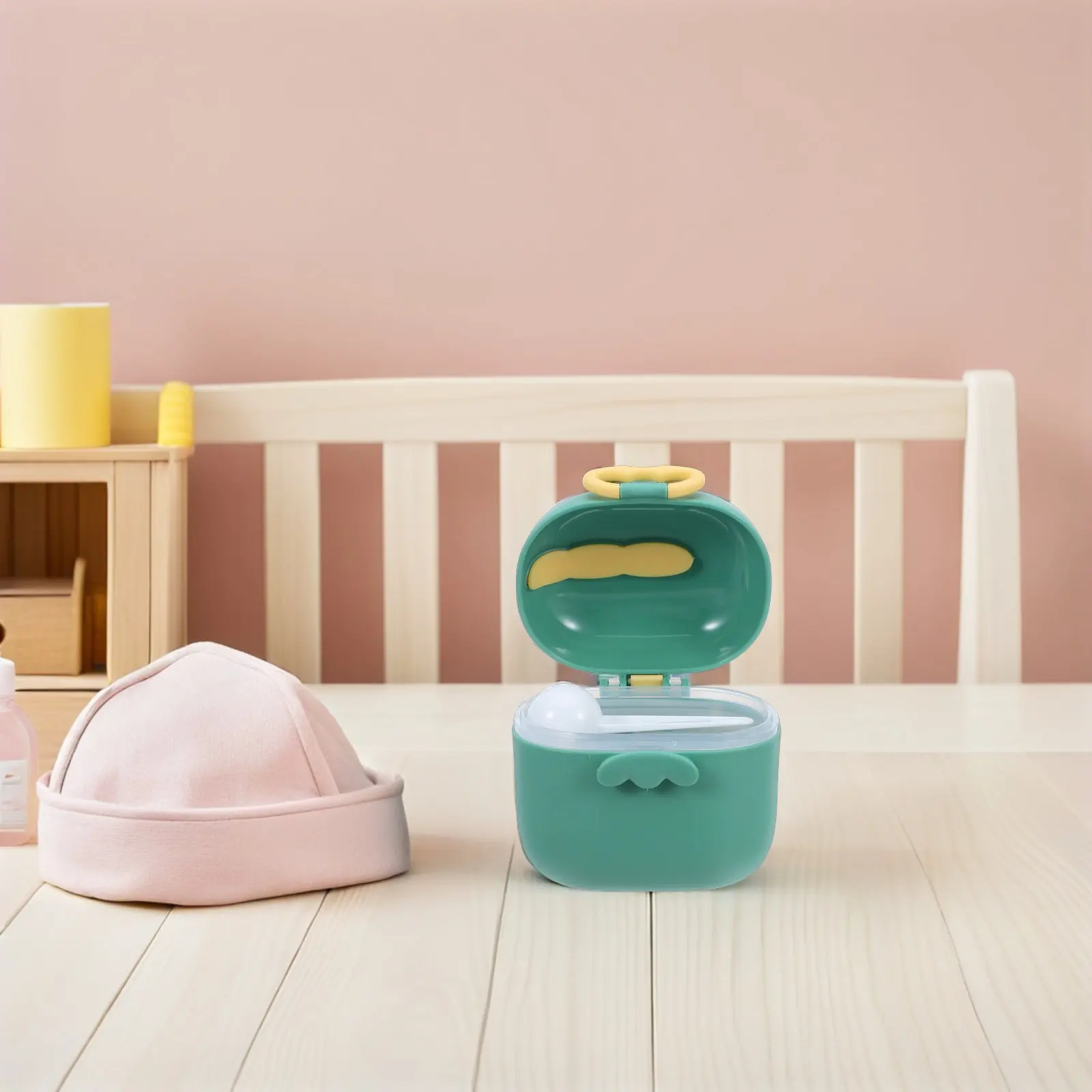 

Премиум-контейнер для детской смеси с мерной ложкой 5 г, дорожный дозатор, влагозащищенный контейнер для детского питания, для младенцев