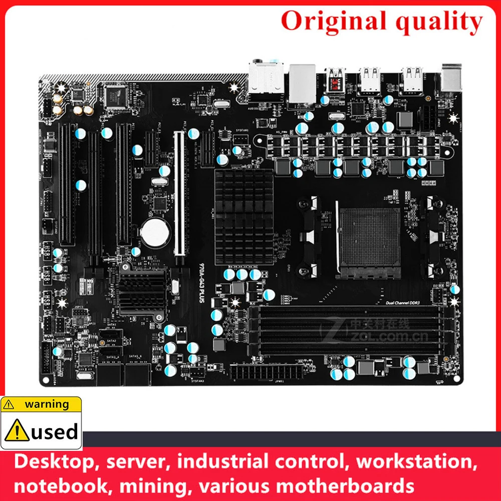 

For 970A-G43 PLUS Motherboards Socket AM3+ DDR3 32GB For AMD 970 Desktop Mainboard SATA III USB3.0