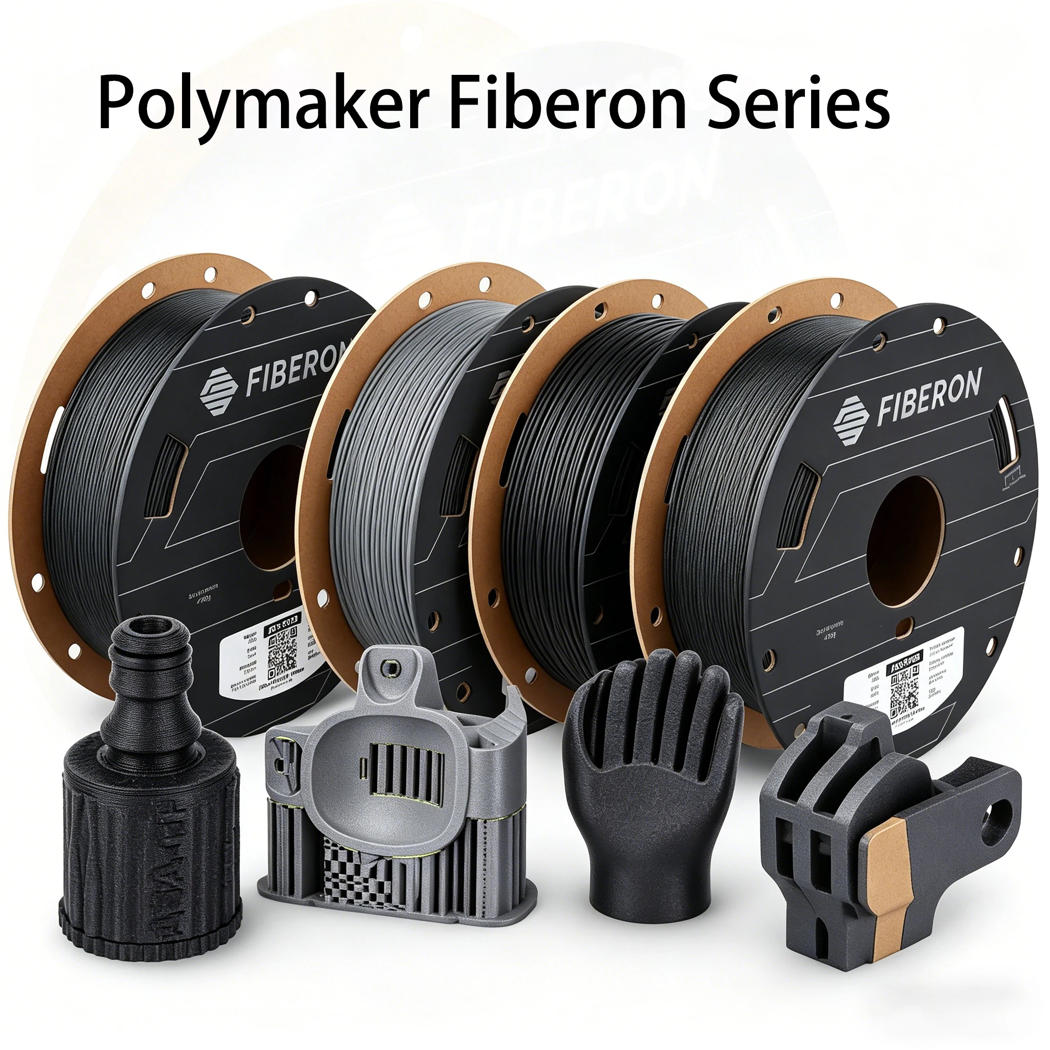 

Polymaker Fiberon Series Carbon Fiber/Glass Fiber Reinforced 3D Printer Filament 1.75mm 500g