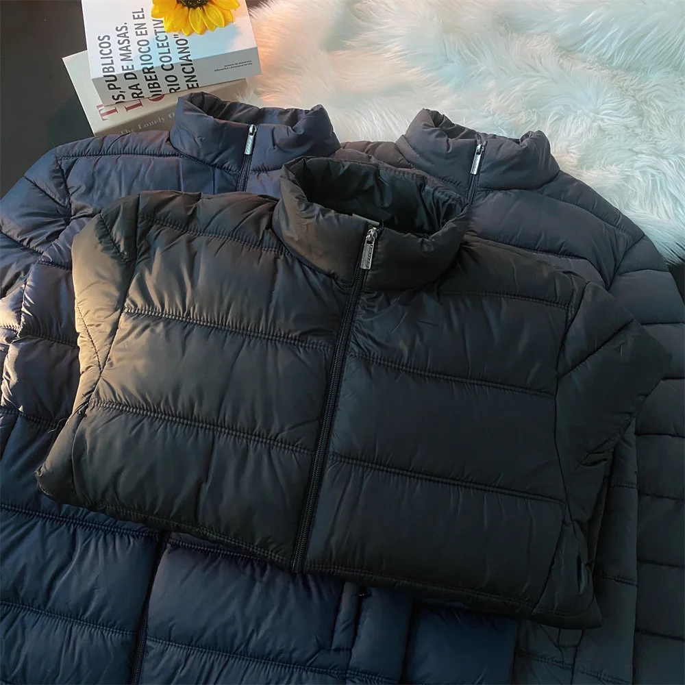 Yeae Designer Kleidung Männer Luxus Herren Winter Daunen jacke Stehkragen gepolsterte kalte Kleidung leichte gepolsterte Jacken männlicher Mantel