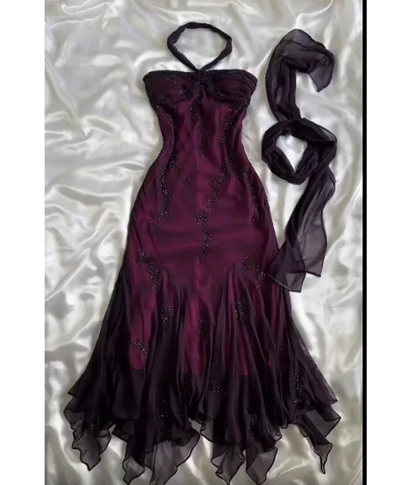 

Customized Sexy Chiffon A-Line Beading Evening Dress High Quality Sleeveless Strapless Floor Length فساتين سهرة