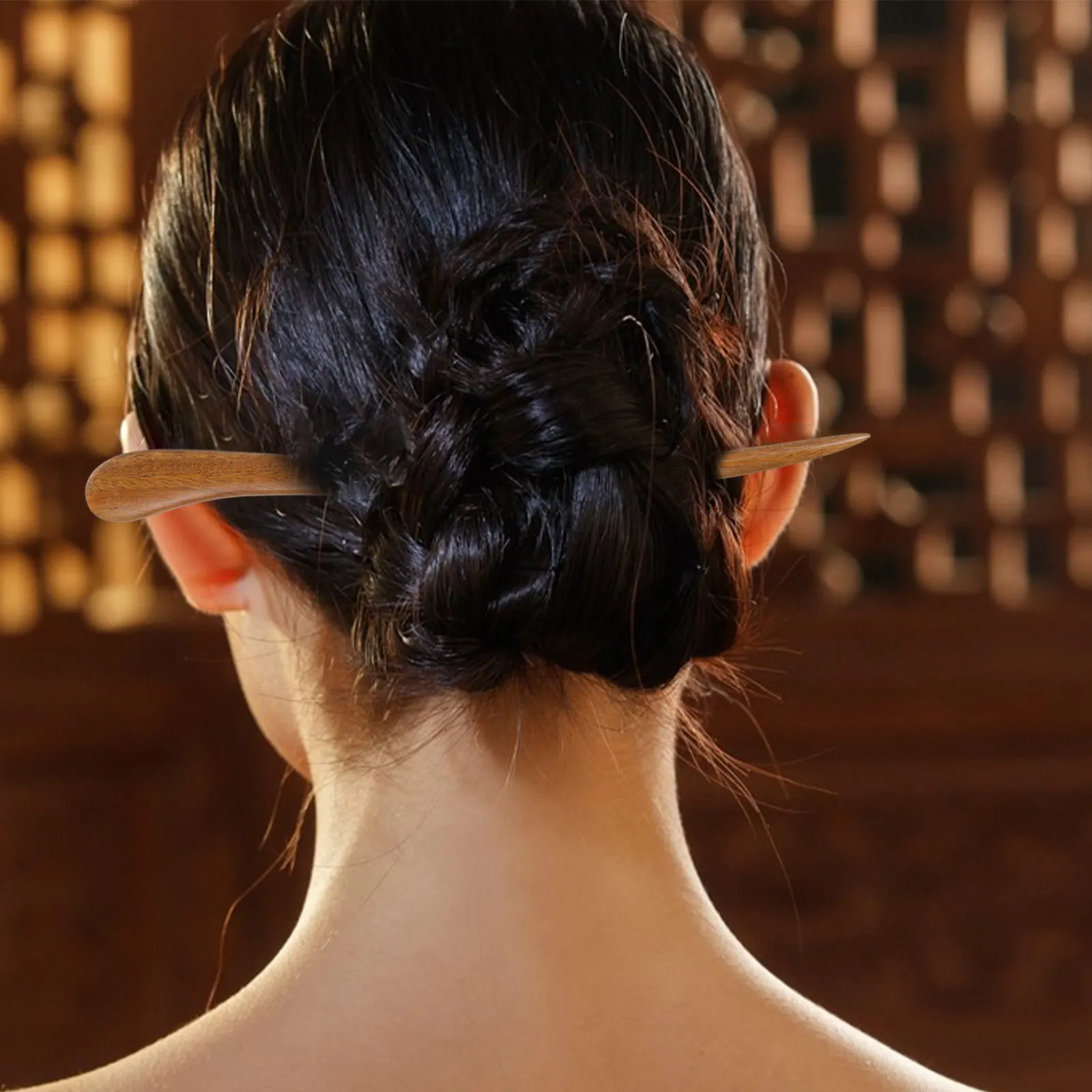 

2Pcs Vintage Hairpin Retro Women Accessories Durable Fashion Design Daily Party Hairstyle DIY Decorative Hair Stick