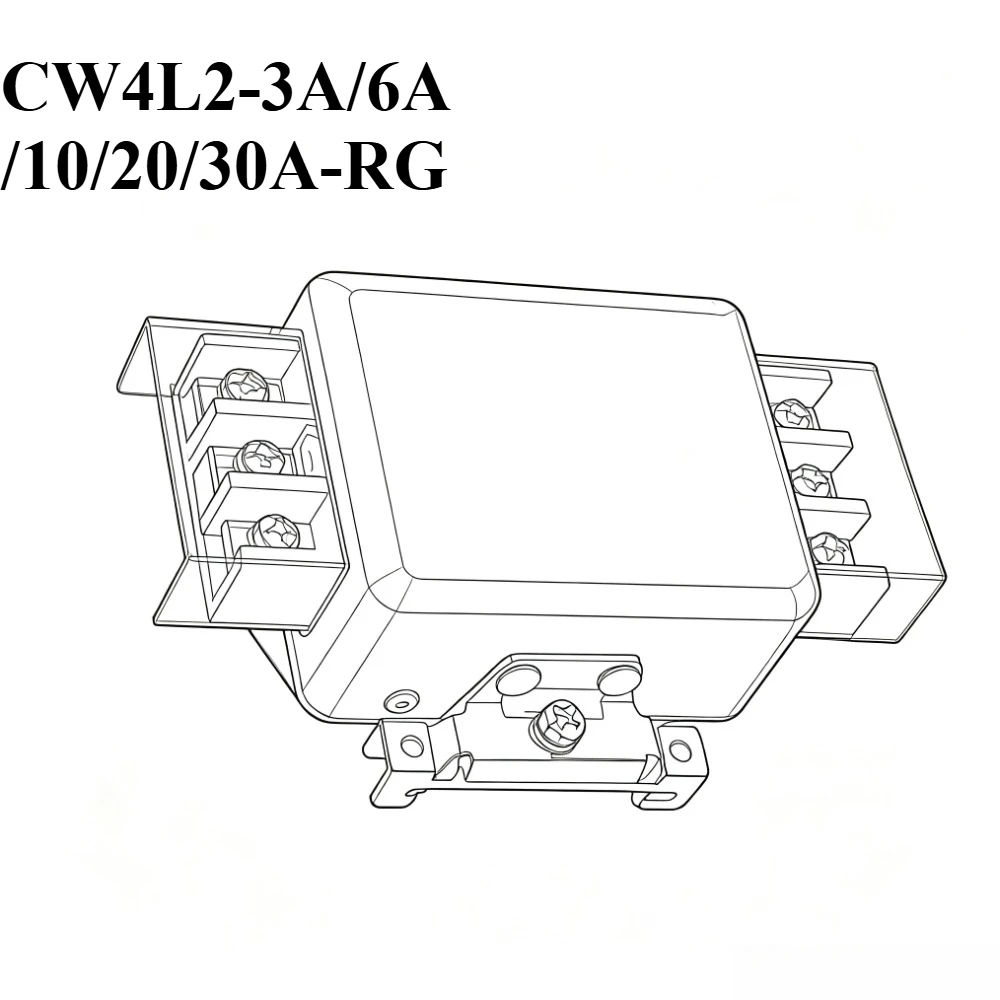 Brand new and original  Filter CW4L2-3A/6A/10/20/30A-RG AC 220V Single Phase Interference Purification CW4L2-10A-RG