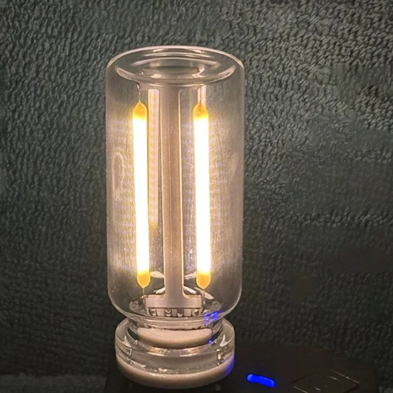 1PC Bedroom DIY Decoration USB Touch Control LED Filament Night Light Atmosphere Light Edison Bulb Incandescent Lamp